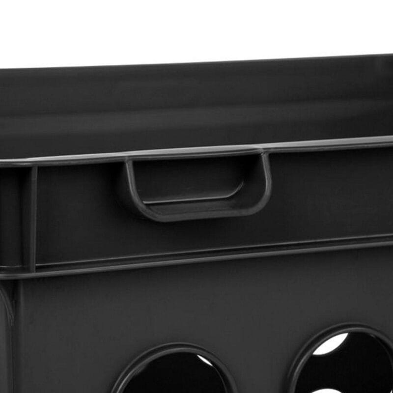 Sterilite Stackable Sturdy Storage Crate Organizer Bins w/ Handles, 12 Pack - Image 9