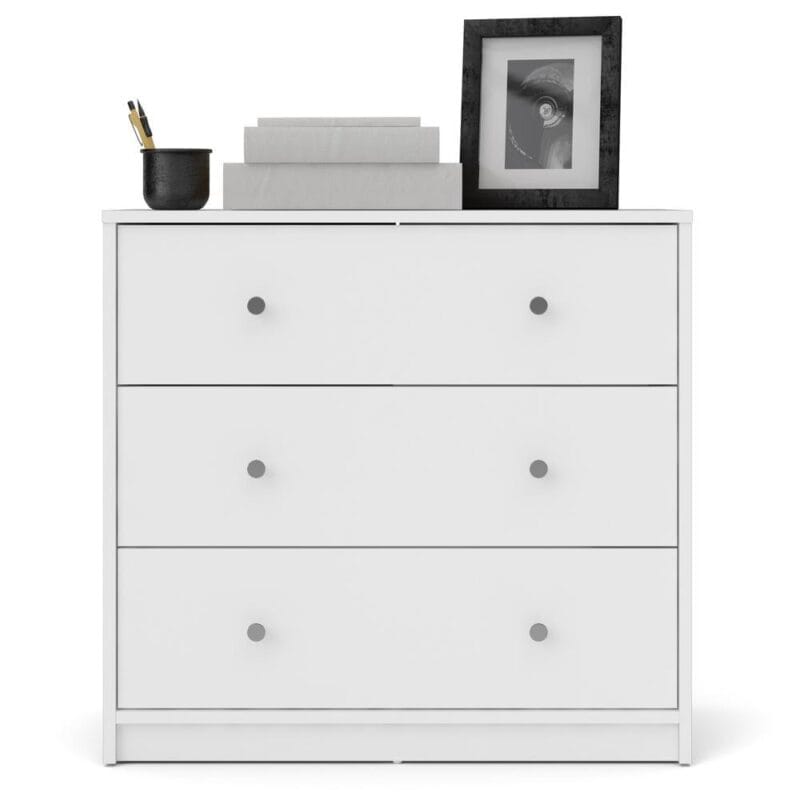 Studio 3 Drawer Dresser, White - Image 5