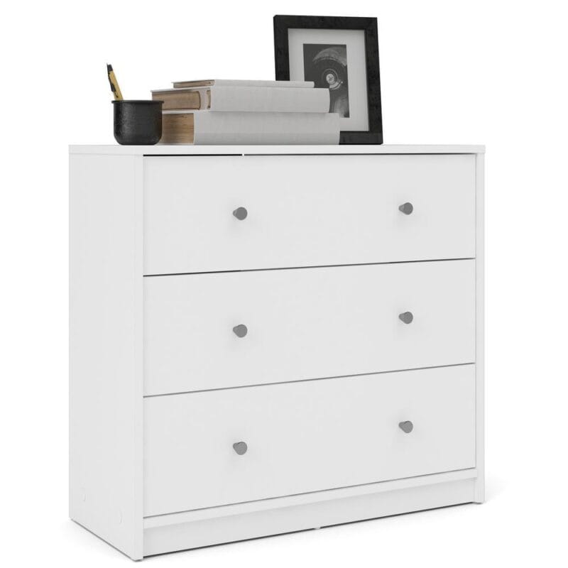 Studio 3 Drawer Dresser, White - Image 6