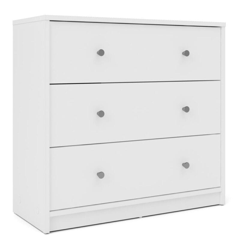 Studio 3 Drawer Dresser, White - Image 16