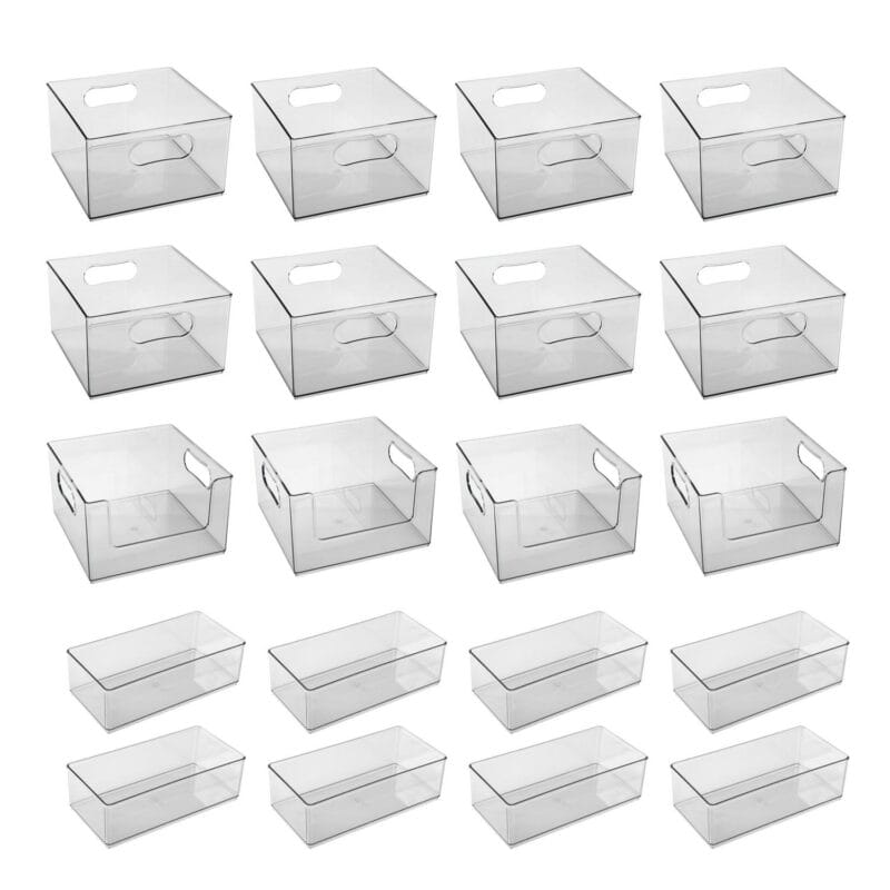 The Home Edit 20-Piece Clear Plastic Modular Edit - Image 5