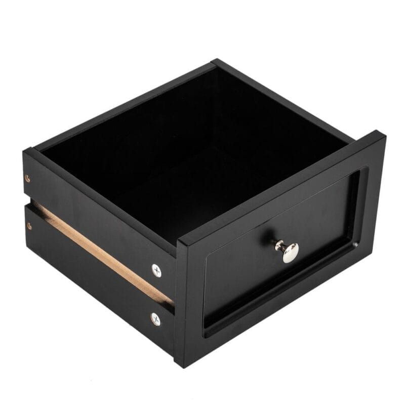 UBesGoo Set of 2 Nightstand Wood End Tables Bedroom Table Furniture, Black - Image 8