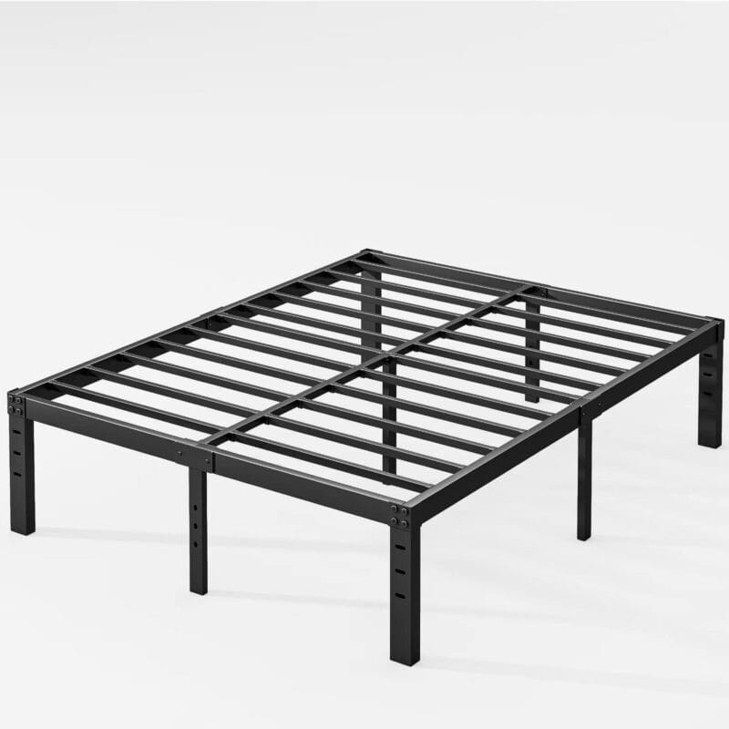 ULIESC 14  Heavy Duty Metal Platform Bed Frame, No Box Spring Needed, Queen Size