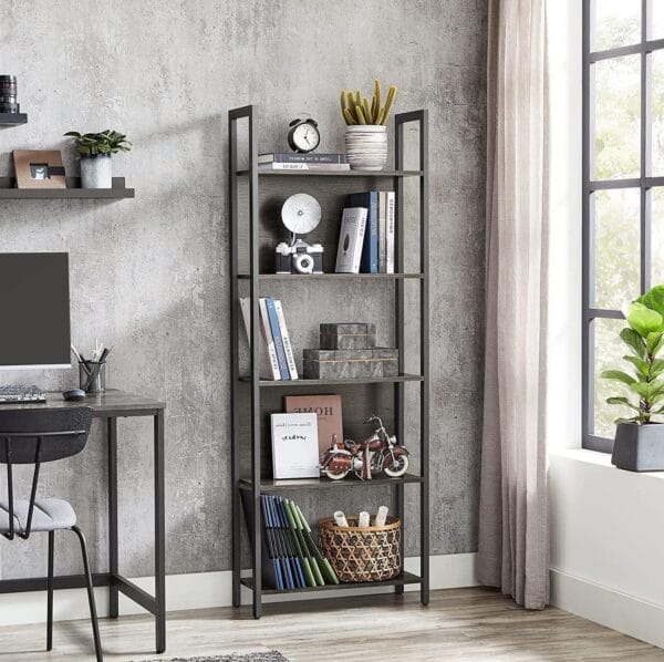 VASAGLE 5 Tier Bookc b40bc41be052740290c5b280fbd5ac20