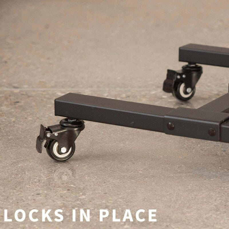 VIVO Mobile 13  to 50  TV Floor Stand, Height Adjustable Mount w/ Wheels - Image 6