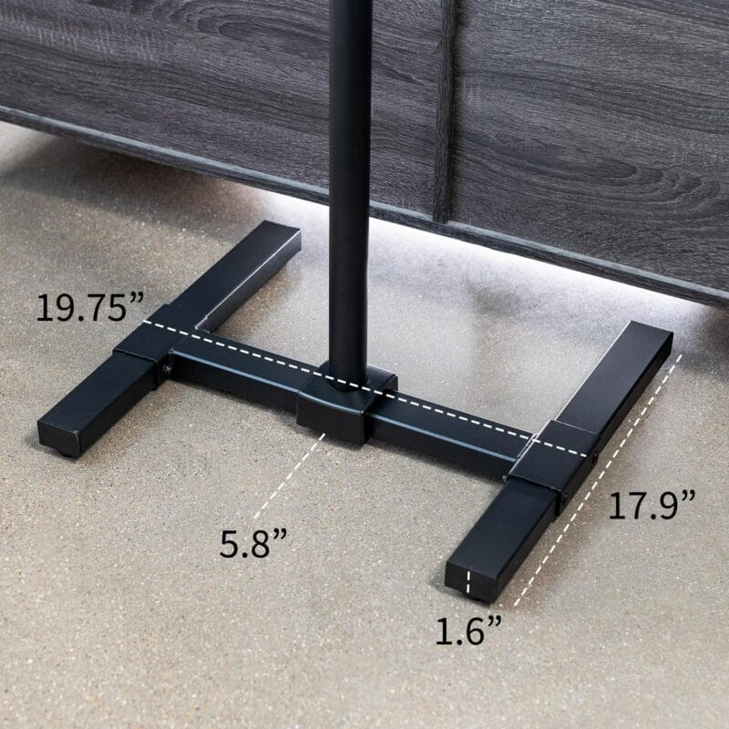 VIVO TV Display 13  to 50  Floor Stand, Height Adjustable Mount for Flat Screen - Image 4