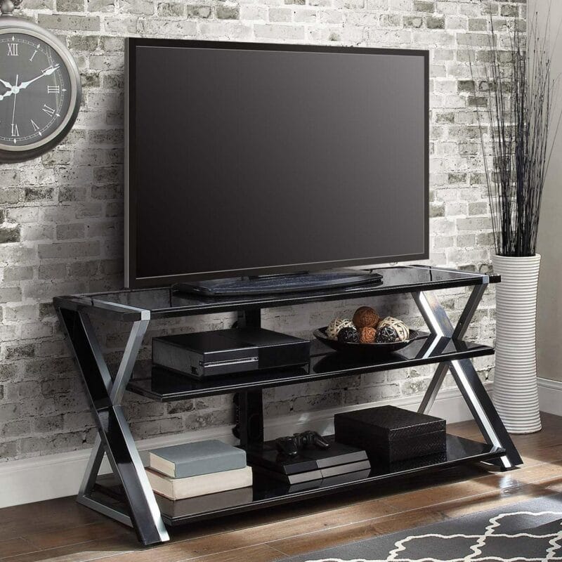 Whalen Xavier 3-in-1 Television Stand for TVs up to 70 , Black - Image 6
