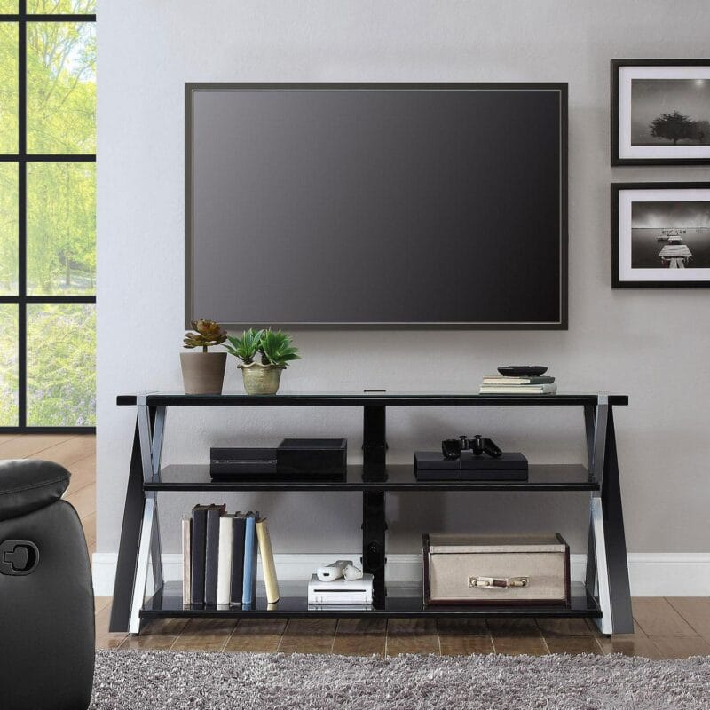 Whalen Xavier 3-in-1 Television Stand for TVs up to 70 , Black - Image 5