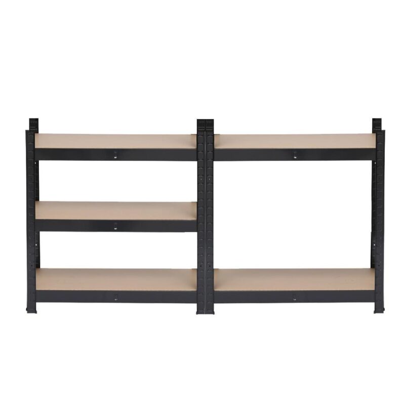 Zimtown 5 Tier Heavy Duty Steel Shelving Unit, 11.8 W x 29.5 D x 59 H Garage Storage Rack Black - Image 7