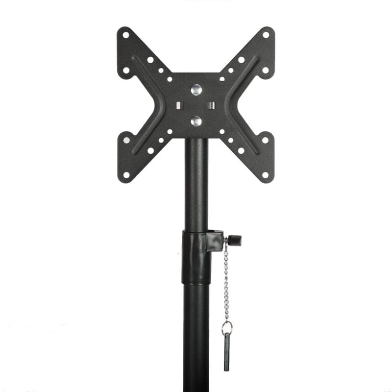 bimiti Floor TV Stand, Fits 13-42 inch TVs, Height Adjustable, Black - Image 8