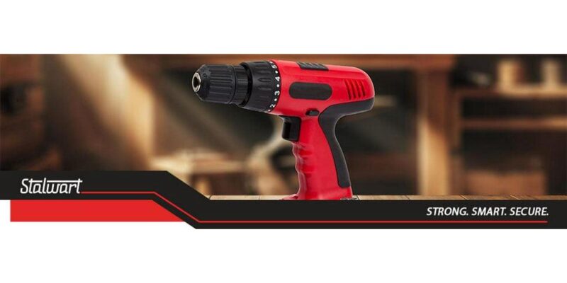 18V Cordless Drill Set - 89-Piece Tool Set with Drill Bits Sockets Driver Bits Rechargeable Battery and Tool Box by Stalwart - Image 12