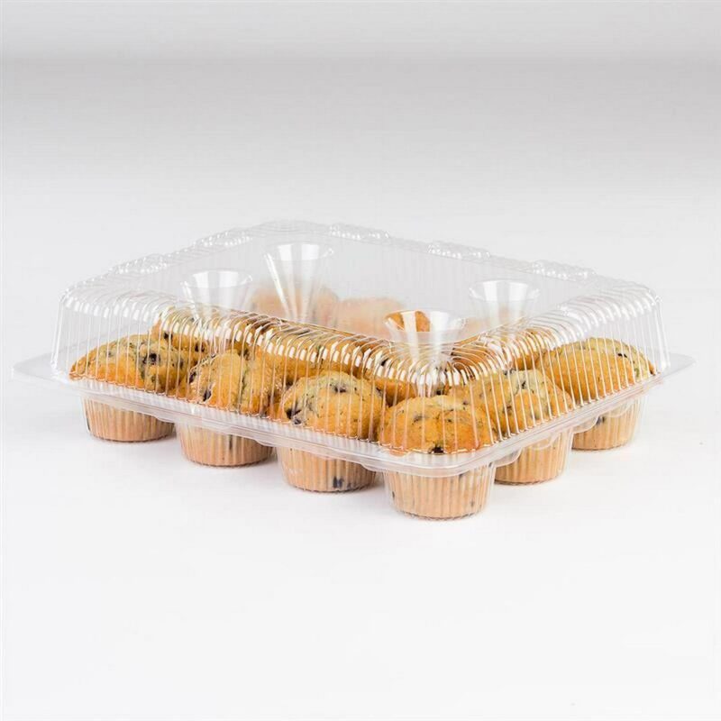 1 Dozen Cupcake Container (12 Compartment), 100 Count - Image 2