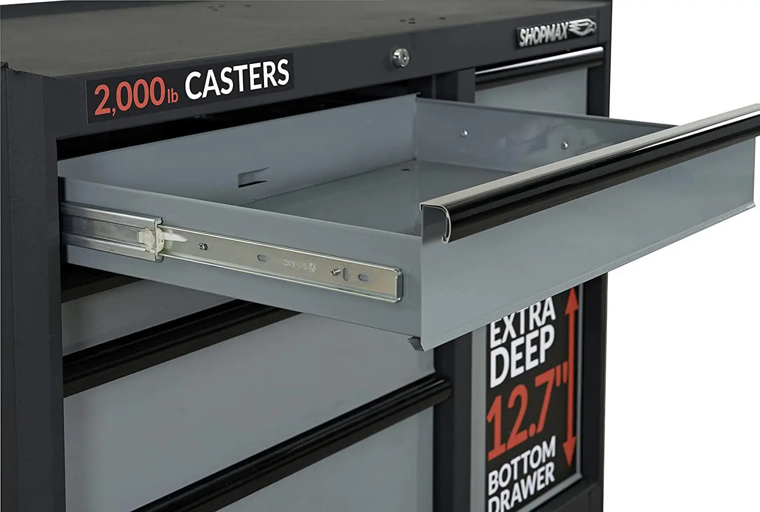41 in. W 8-Drawer Rolling Tool Cabinet 3 41 in. W 8-Drawer Rolling Tool Cabinet - Image 3