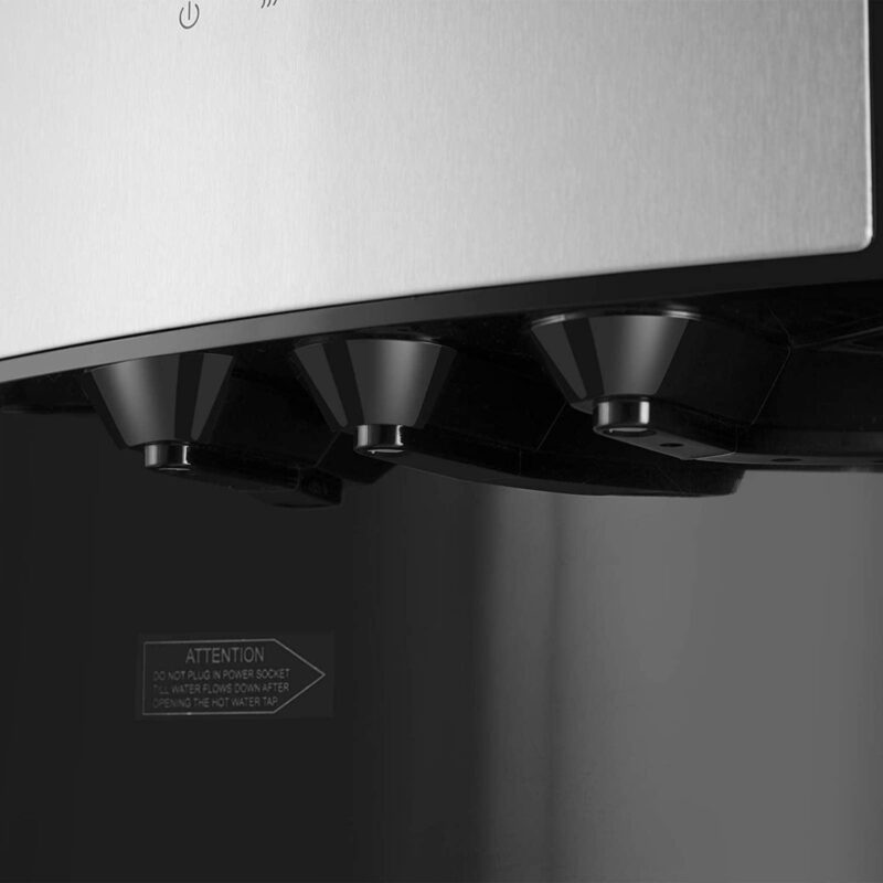 5 Gallon Bottom Loading Hot Cold Normal Water Dispenser (Silver, Black) - Image 9