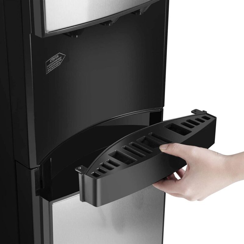 5 Gallon Bottom Loading Hot Cold Normal Water Dispenser (Silver, Black) - Image 3