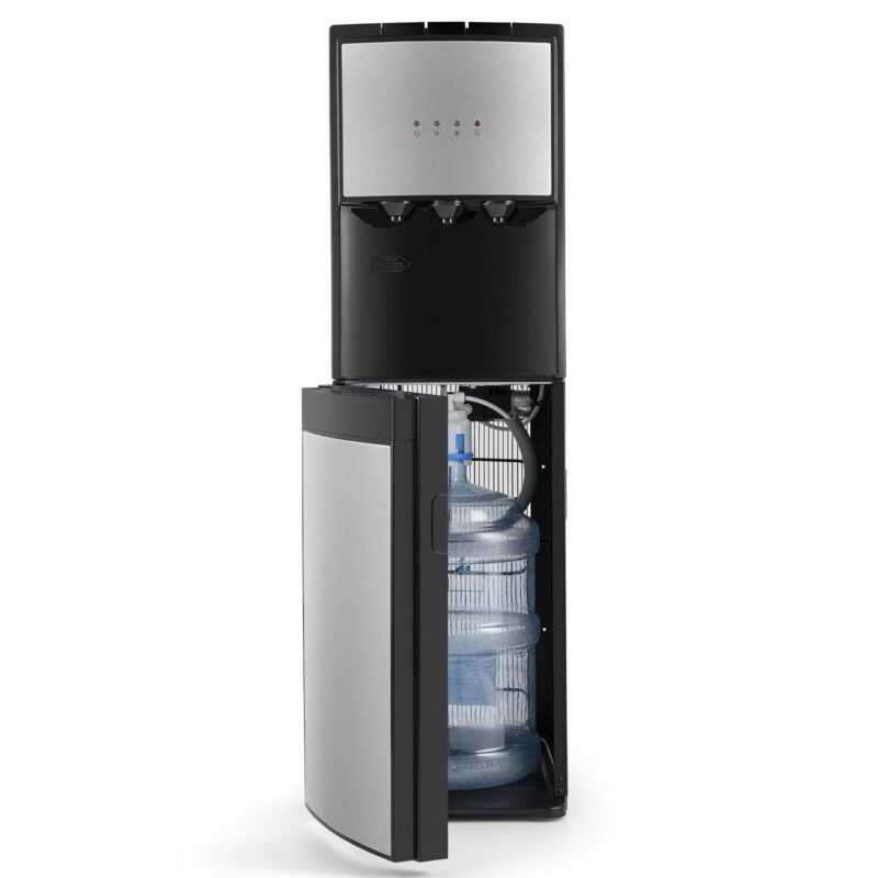 5 Gallon Bottom Loading Hot Cold Normal Water Dispenser (Silver, Black) - Image 6