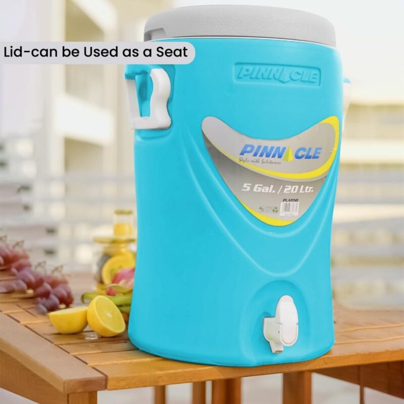 5-Gallon Water Jug and 2-Gallon Gallon Water Bottle Set a Insulated Beverage Cooler Dispenser with Pull Tap Spout a Leakproof and Portable Sports Water Jug a Ideal for Camping, Outdoor, Party, Sports - Image 2