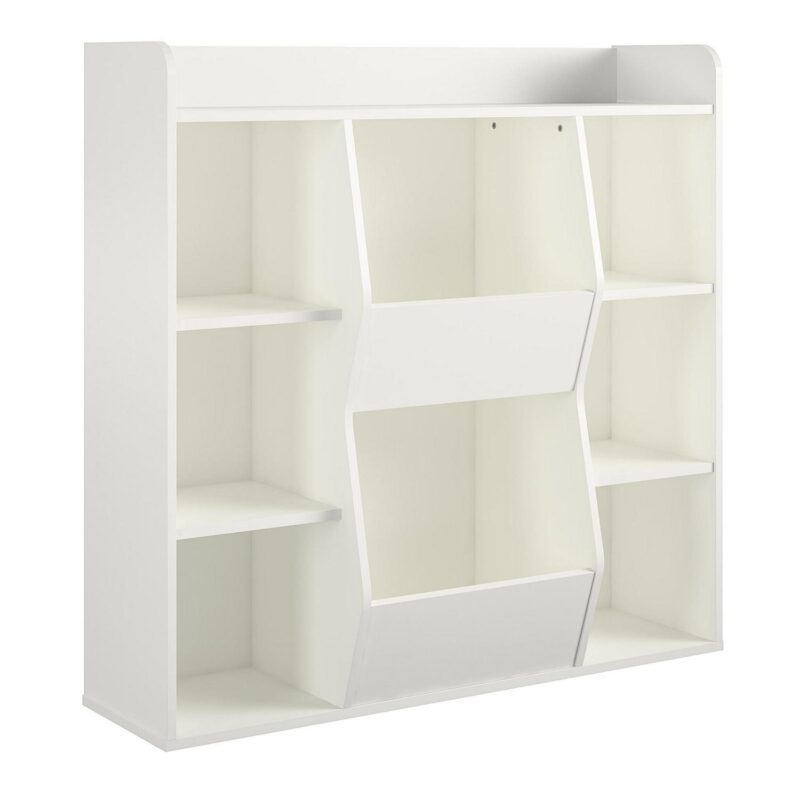 Ameriwood Home Charli Kids Large Toy Storage Bookcase, White - Image 5