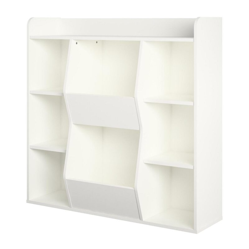 Ameriwood Home Charli Kids Large Toy Storage Bookcase, White - Image 2