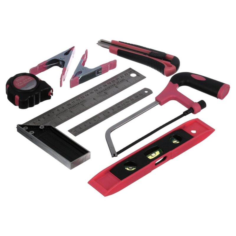 Apollo Tools 71-Piece Household Tool Kit, Pink - Image 7