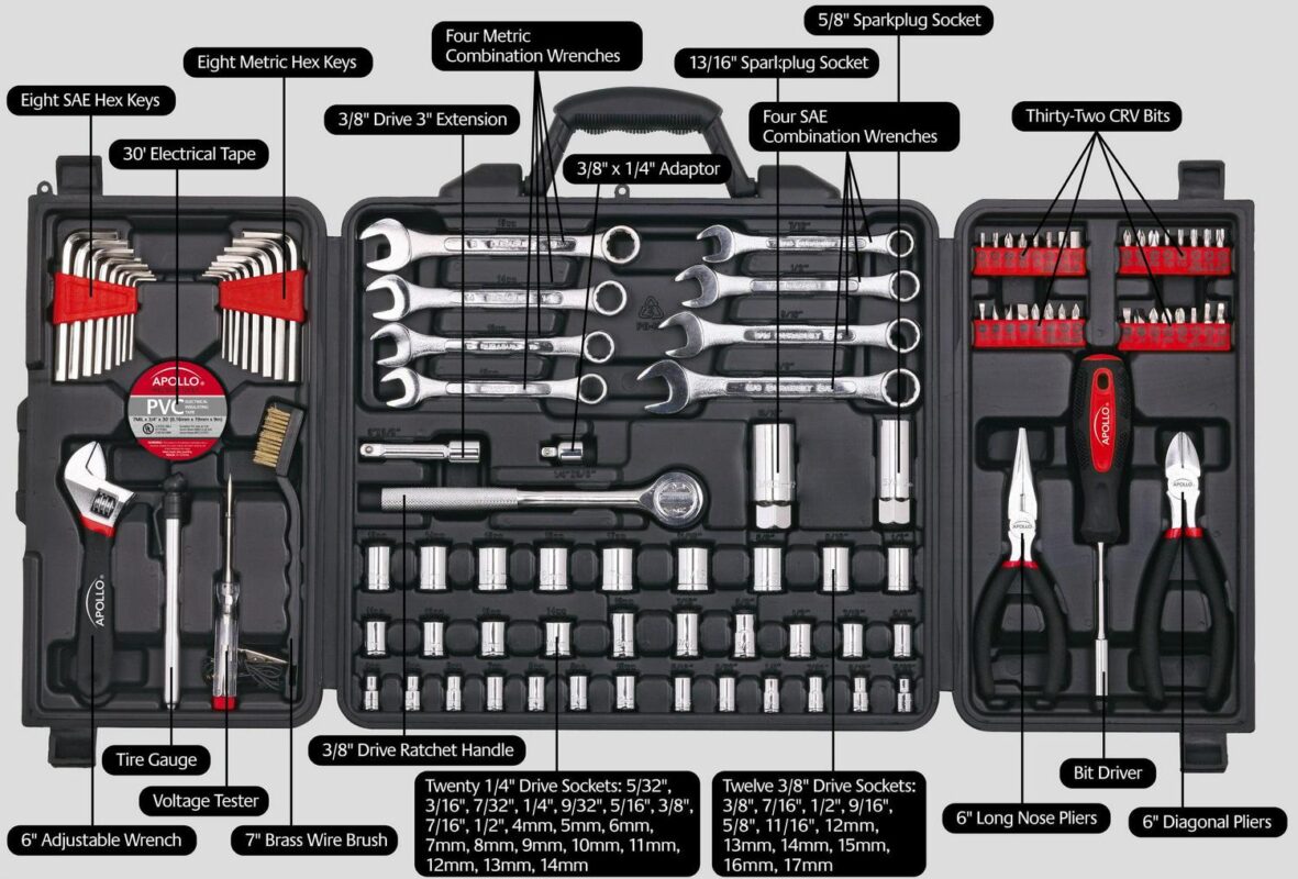 Apollo Tools DT0006 101-Piece Mechanics Tool Set - Image 3