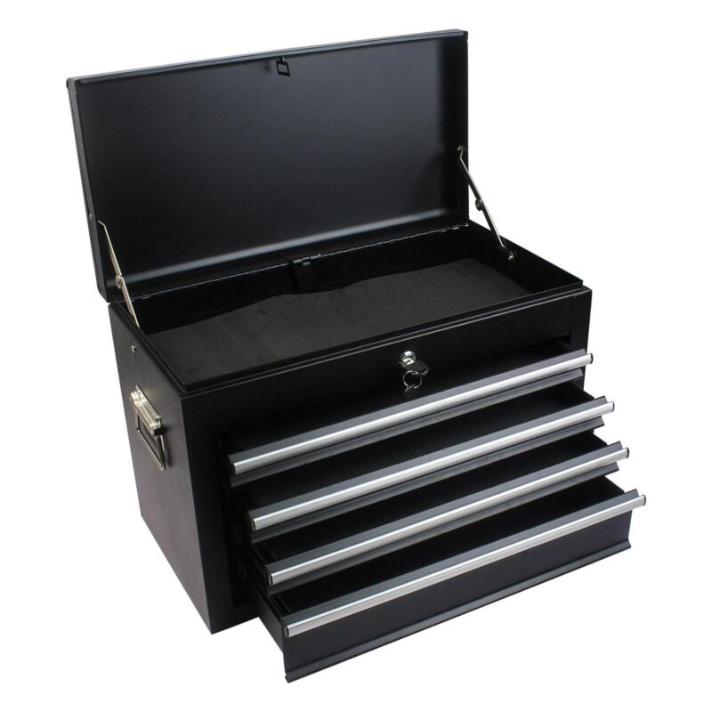 Aukfa Tool Box, 3 in 1 Steel Rolling Tool Chest w/ 6-Drawers and 2 Cabinet for Garage Workshop, Black - Image 13
