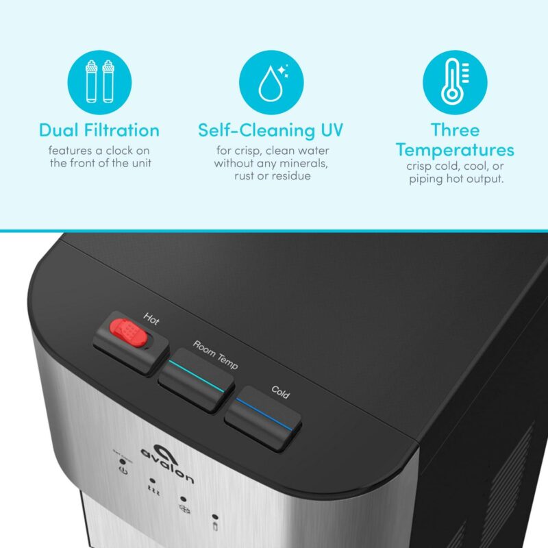 Avalon Self Cleaning Bottleless Water Cooler Dispenser 3 Temperatures - Image 7