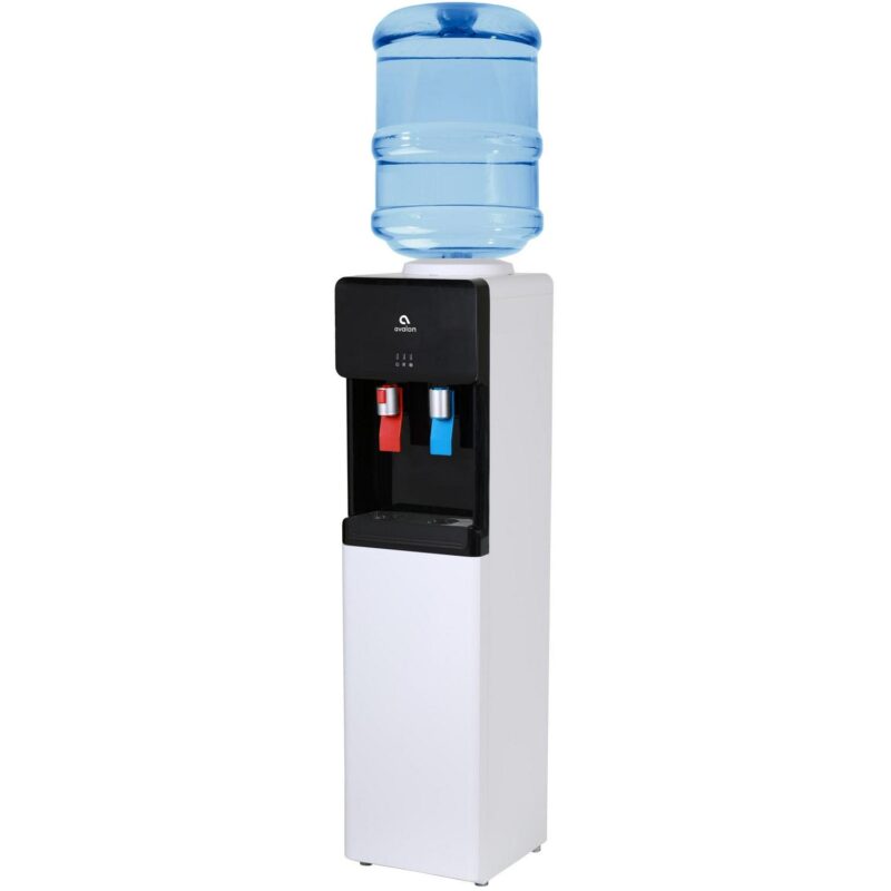 Avalon Top Loading Water Dispenser - Hot and Cold Water Temperature, Child Safety Lock, Black - Image 2