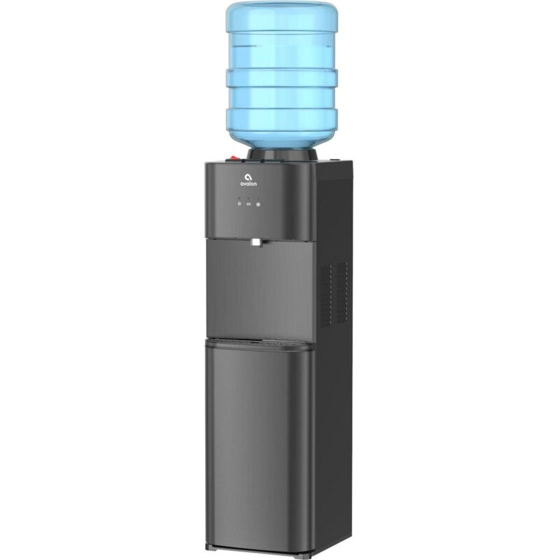 Avalon Top Loading Water Cooler Dispenser - 3 Temperature, Child Safety Lock, Innovative Design, UL Listed- Black Stainless Steel - Image 3