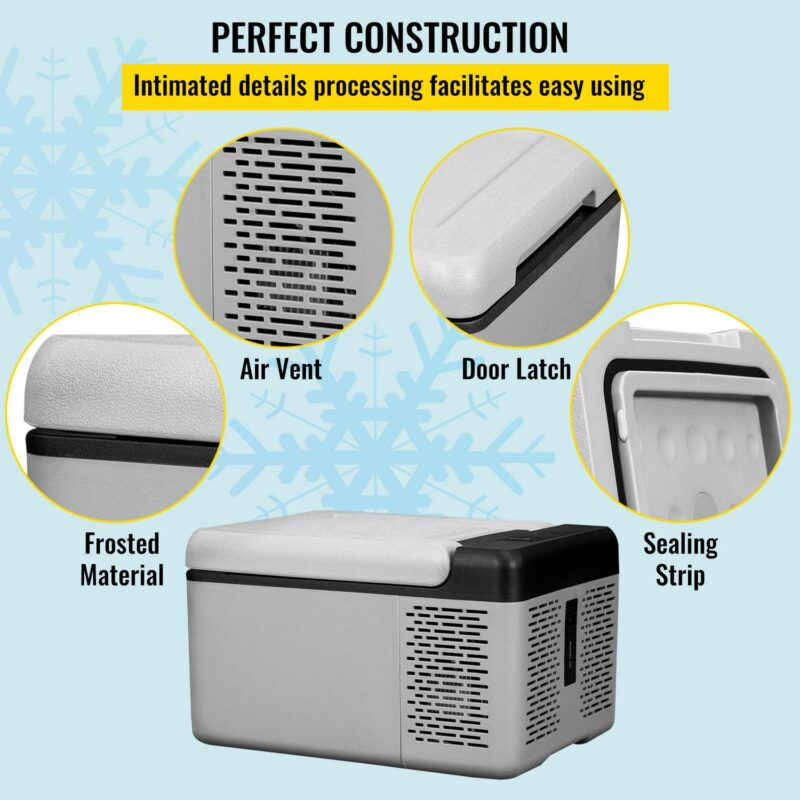 BENTISM 12 Volt Car Refrigerator Portable Freezer 10Qt Camping Compressor Cooler - Image 6