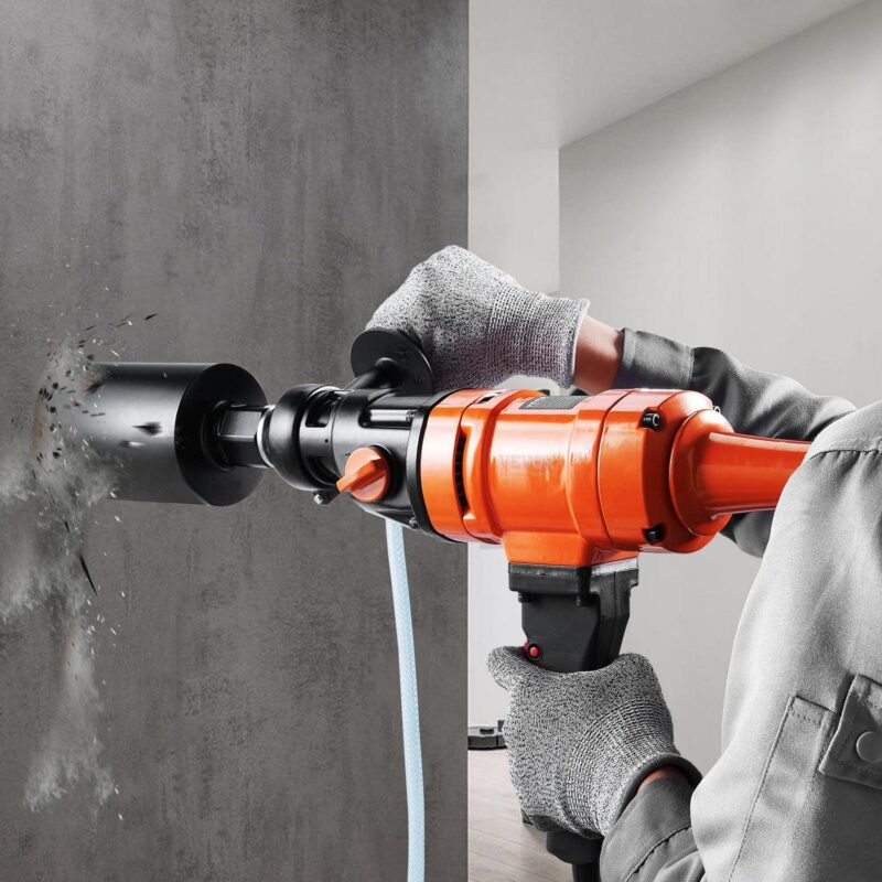 BENTISM Diamond Core Drill Machine Handheld Concrete Core Drill Rig 4in Bit 1500W