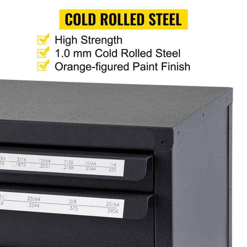 BENTISM Drill Bit Dispenser Cabinet Three-Drawer Organizer A to Z 27-Compartment - Image 5