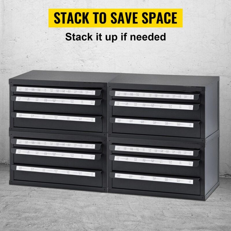 BENTISM Drill Bit Dispenser Cabinet Three-Drawer Organizer A to Z 27-Compartment - Image 7