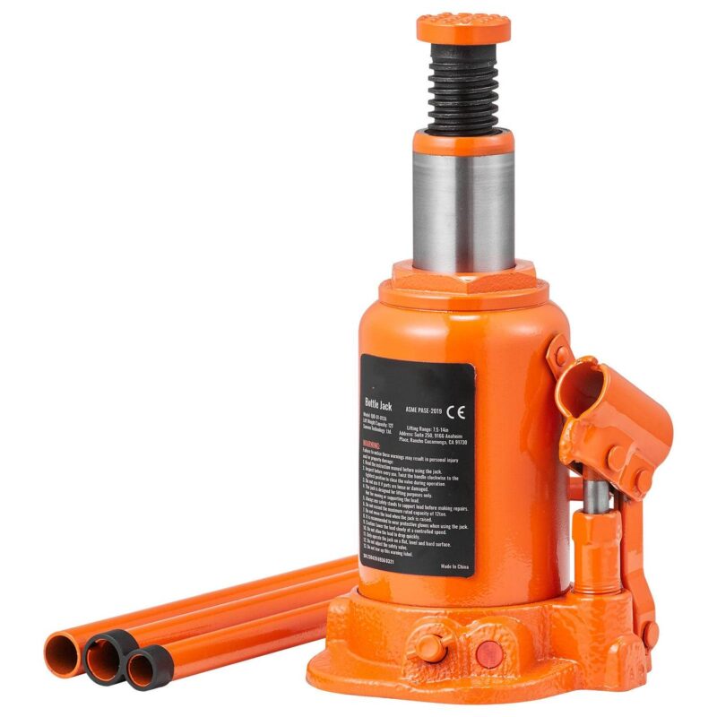 BENTISM Hydraulic Bottle Jack 12Ton 7.5 -14  Height Manual High Lift Portable Automotive Car Repair Shop Jack Repairing Tool for SUV MPV Sedan