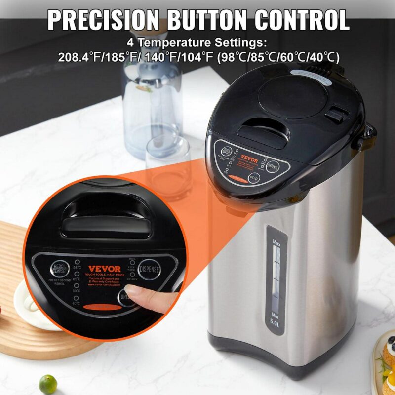 BENTISM Instant Hot Water Dispenser 5L/169oz Electric Countertop Water Dispenser - Image 4