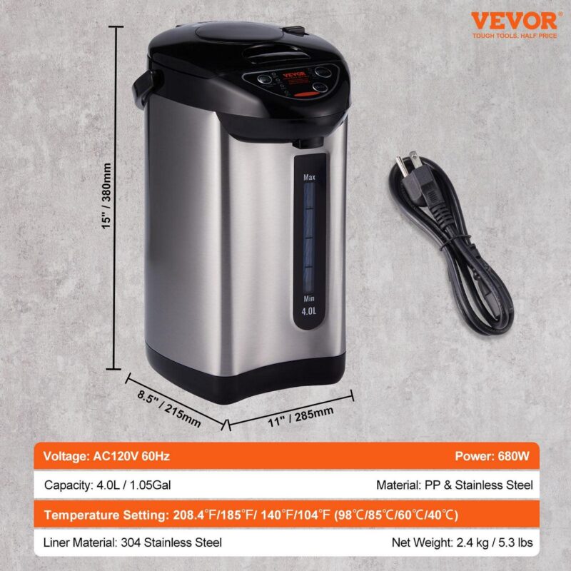 BENTISM Instant Hot Water Dispenser 3L/135oz Electric Countertop Water Dispenser test - Image 6