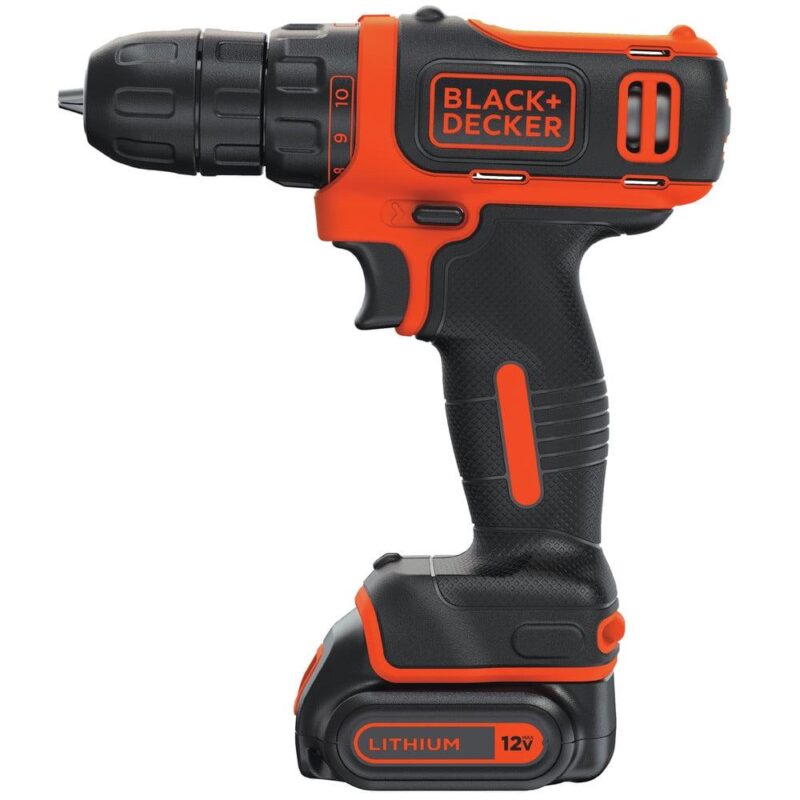 BLACK+DECKER 12-Volt MAX Lithium Drill And 59-Piece Project Kit, BDCDD12PK Tool Sets - Image 3
