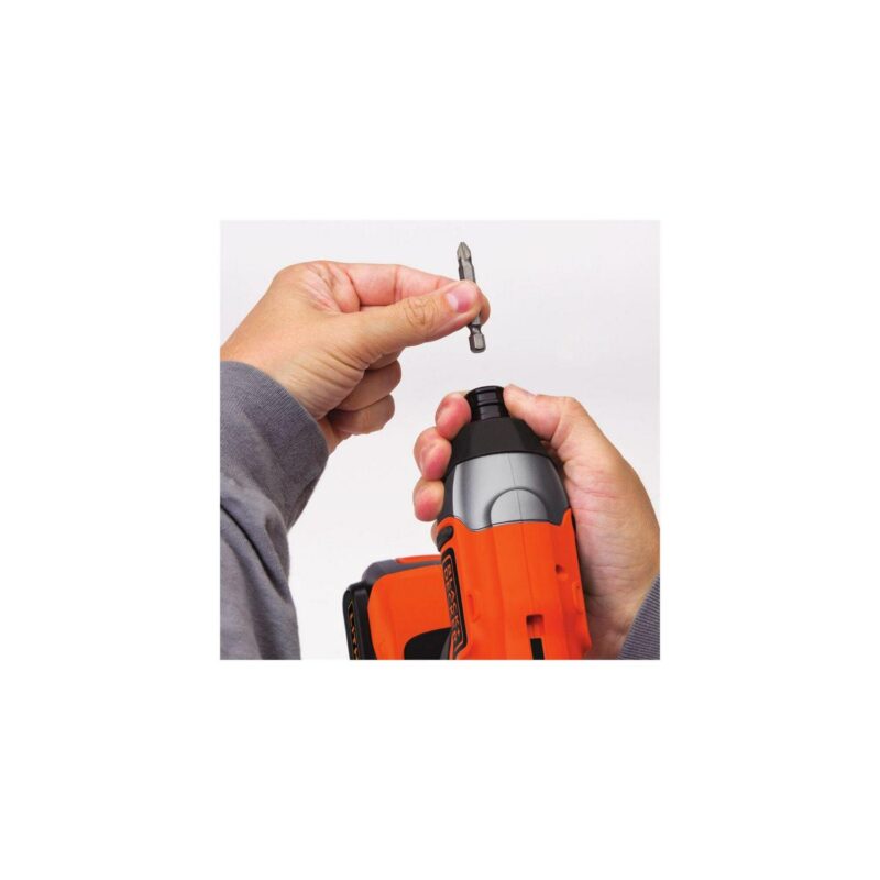 BLACK+DECKER 20-Volt MAX* 1.5 Ah Cordless Lithium-Ion Drill And Impact Driver Combo Kit, BD2KITCDDI - Image 17