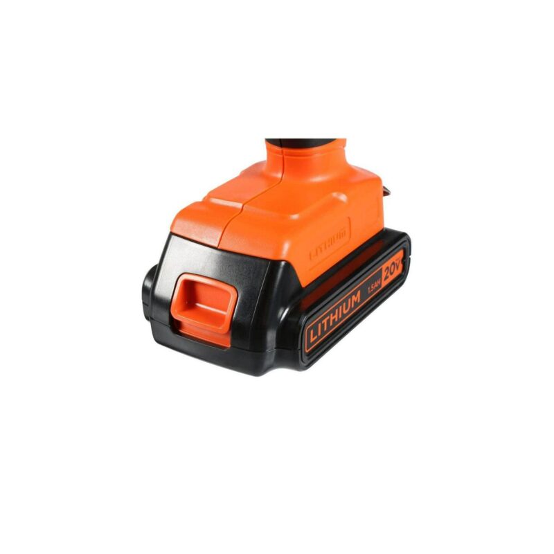 BLACK+DECKER 20-Volt MAX* Lithium Drill/Driver and 68-Piece Project Kit, LDX120PK - Image 3