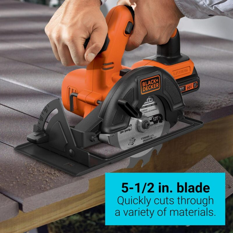 BLACK+DECKER 4 Tool Lithium Cordless Combo Kit, BD4KITCDCMSL - Image 6