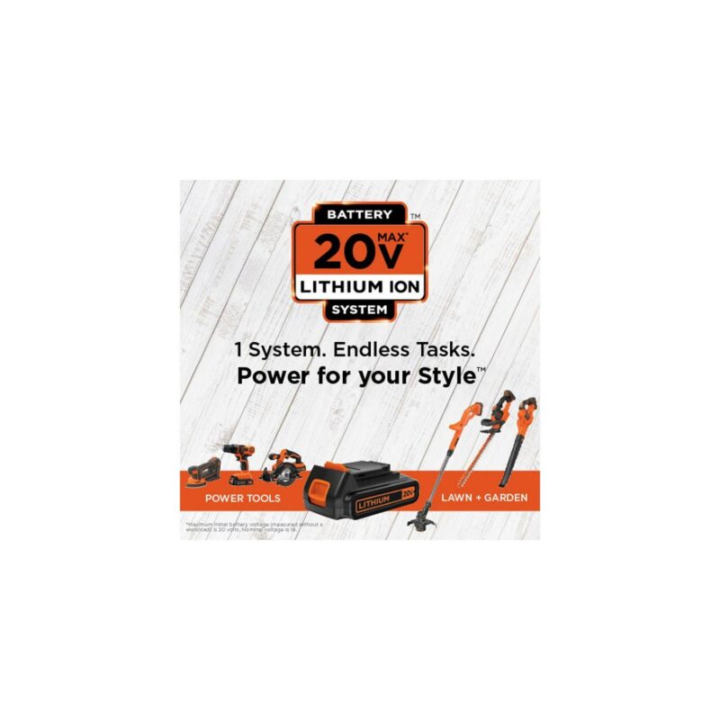 BLACK+DECKER 4 Tool Lithium Cordless Combo Kit, BD4KITCDCMSL - Image 8