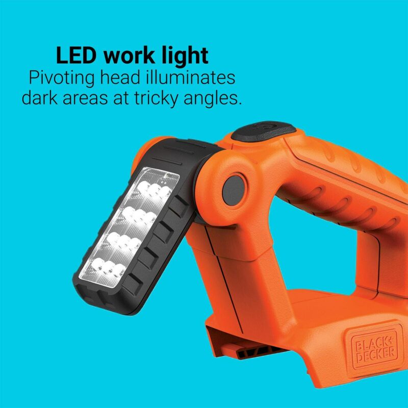 BLACK+DECKER 4 Tool Lithium Cordless Combo Kit, BD4KITCDCMSL - Image 9