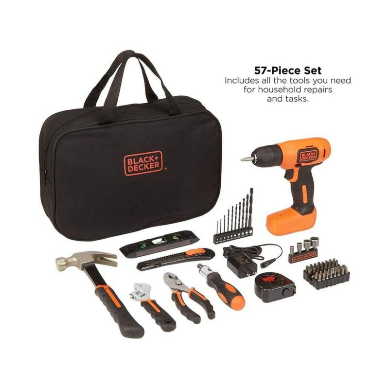 BLACK+DECKER 8-Volt MAX* Drill Project Kit,BDCD8PK - Image 4