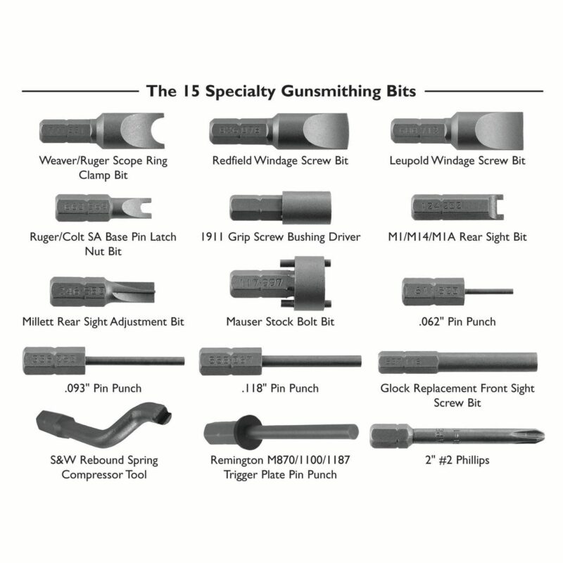 BTI Tools Wheeler 89 Piece Professional Gunsmithing Screwdriver Set - 562194 - Image 3