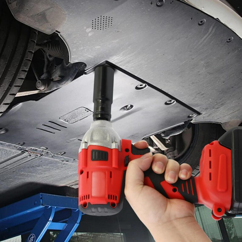 Baokaler Cordless Impact Wrench, Max Torque 740 Ft-lbs Impact Gun 1/2 inch, High Efficiency Brushless Motor with Fast Charger and Battery - Image 9