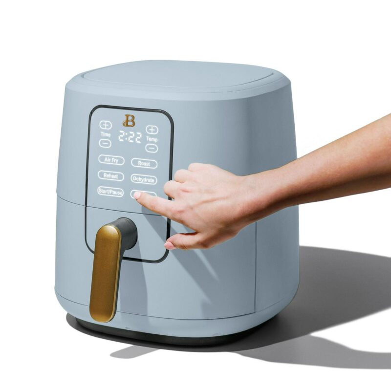 Beautiful 6 Qt Air Fryer with TurboCrisp Technology, Cornflower Blue by Drew Barrymore - Image 7