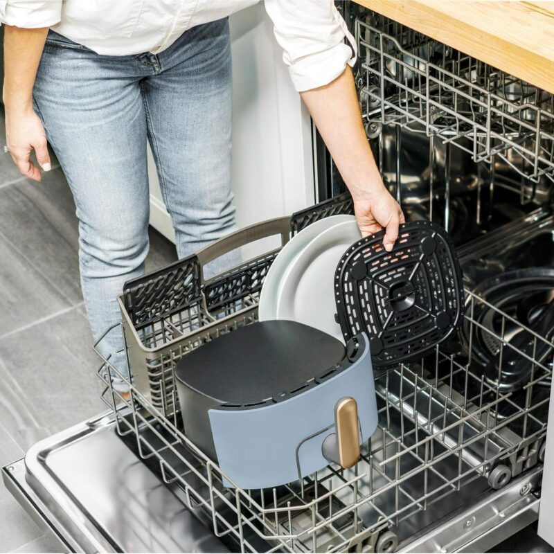 Beautiful 6 Qt Air Fryer with TurboCrisp Technology, Cornflower Blue by Drew Barrymore - Image 6
