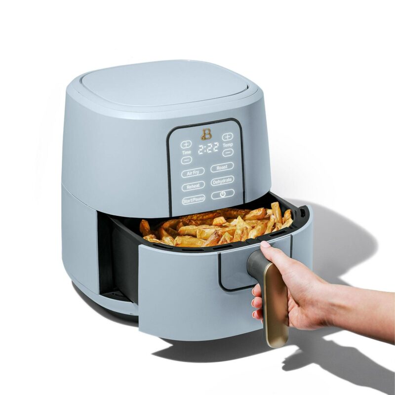 Beautiful 6 Qt Air Fryer with TurboCrisp Technology, Cornflower Blue by Drew Barrymore - Image 5