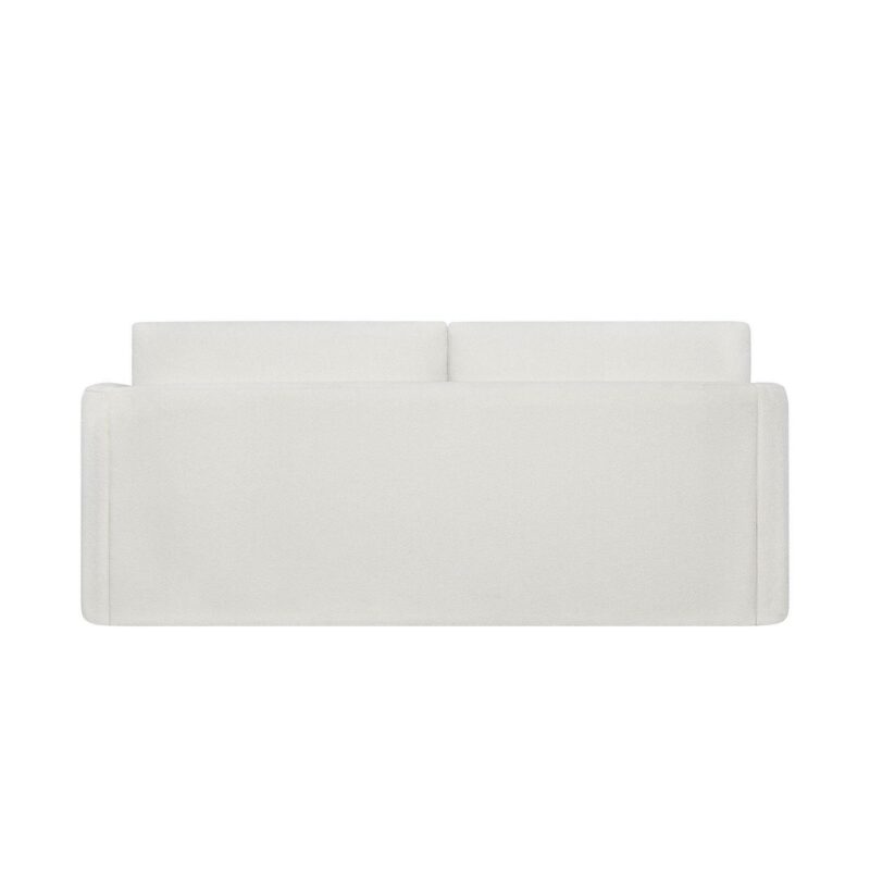Beautiful Drew Small Space Sofa by Drew Barrymore, Cream BouclA(C) - Image 11