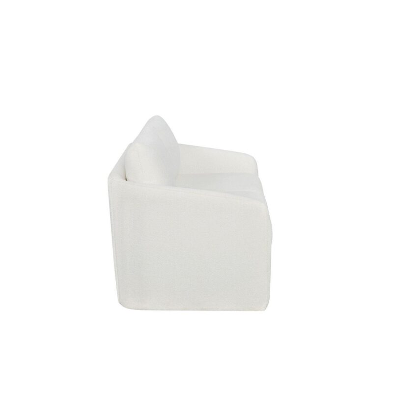 Beautiful Drew Small Space Sofa by Drew Barrymore, Cream BouclA(C) - Image 10